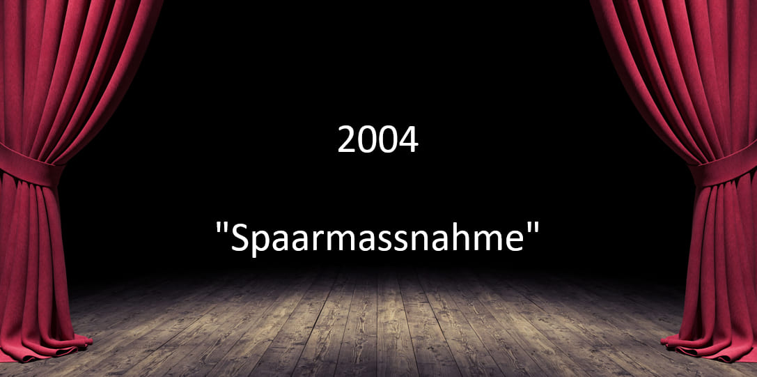 2004  "Spaarmassnahme" 