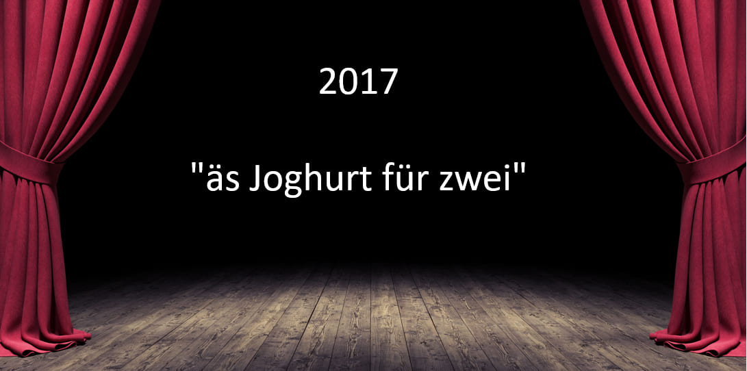 2017 "äs Joghurt für zwei"